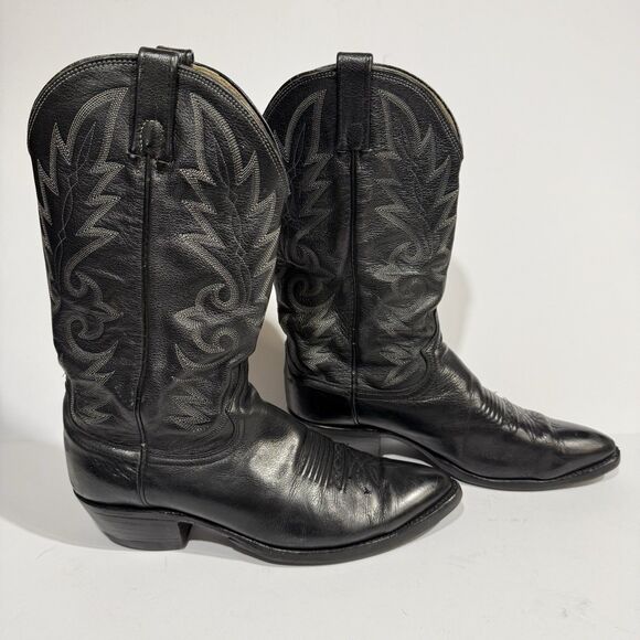 Dan Post Black Men\'s Size 10 D Pebble Grain Cowboy Boots main image 10